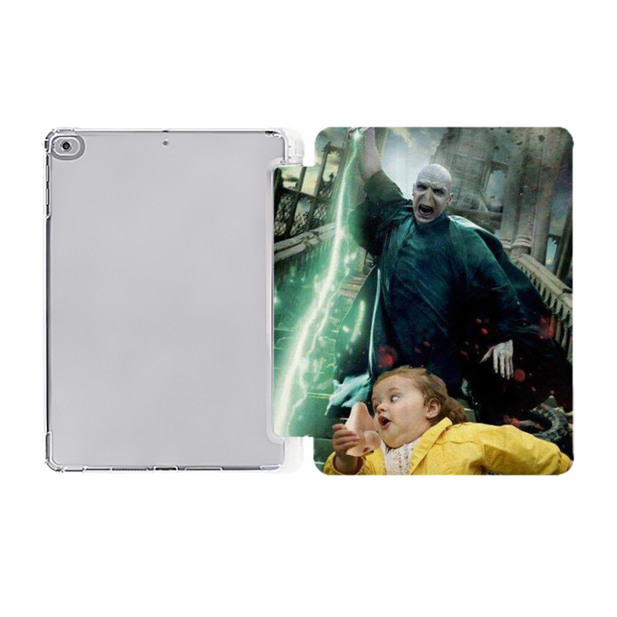 （画像用） Harry Potter ハリー・ポッターシリーズ IPad ケース ペン収納付き 三つ折りスタンド PUレザー×シリコン 対応機種9.5/10.5/10.9インチ